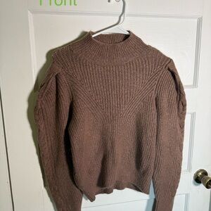 Express Brown Women's Turtleneck Sweater